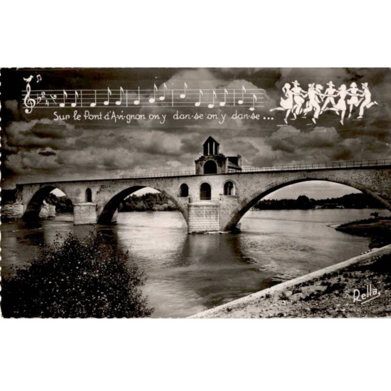 CHANSONS: sur le pont d'avignon on y danse on y danse... - très bon état