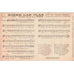 CHANSONS: sobre las olas -  état