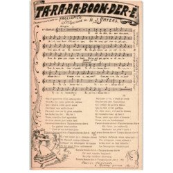 CHANSONS: ta-ra-ra-boom-der-é - très bon état