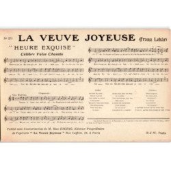 CHANSONS: la veuve joyeuse - très bon état