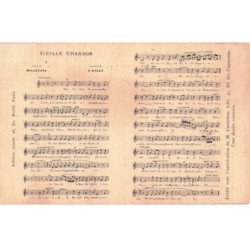 CHANSONS: vieille chanson, millevoye, bizet - très bon état
