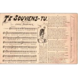CHANSONS: te souviens-tu - très bon état