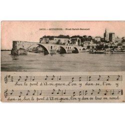 CHANSONS: avignon, pont saint-benezet - très bon état