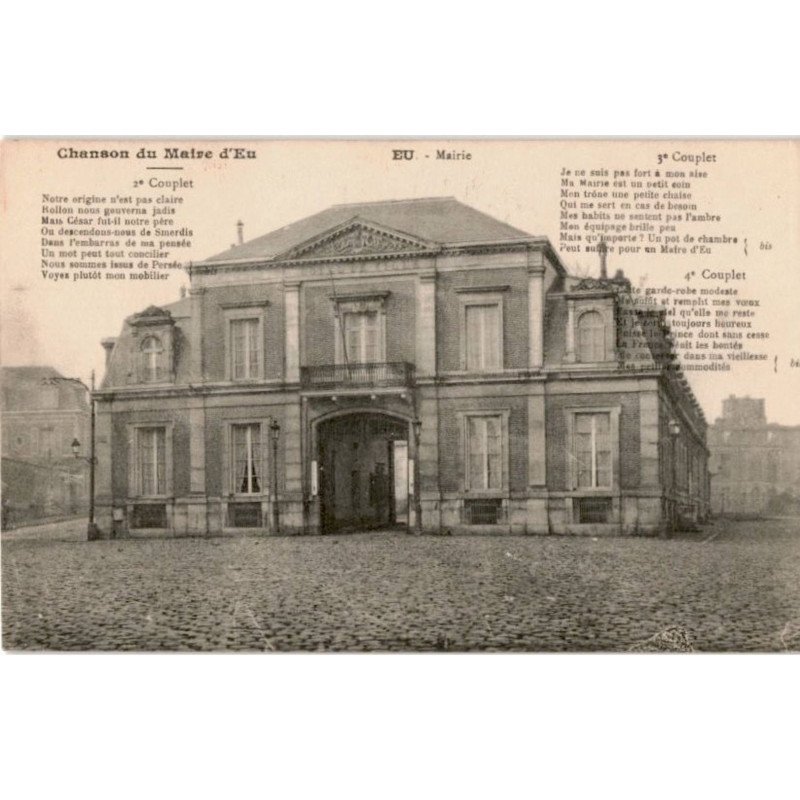 CHANSONS: chanson du maire d'Eu - très bon état