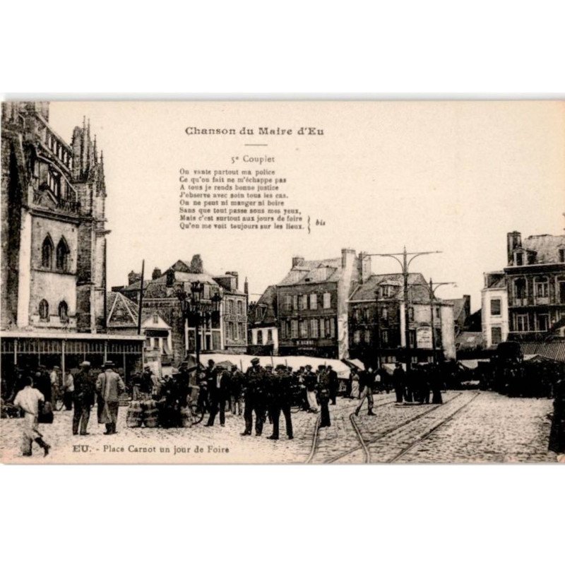 CHANSONS: chanson du maire d'Eu - très bon état