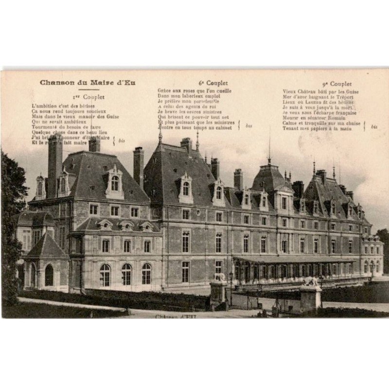 CHANSONS: chanson du maire d'Eu - très bon état