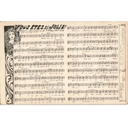 CHANSONS: vous êtes si jolie! - très bon état