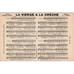 CHANSONS: la vierge à la crèche - très bon état