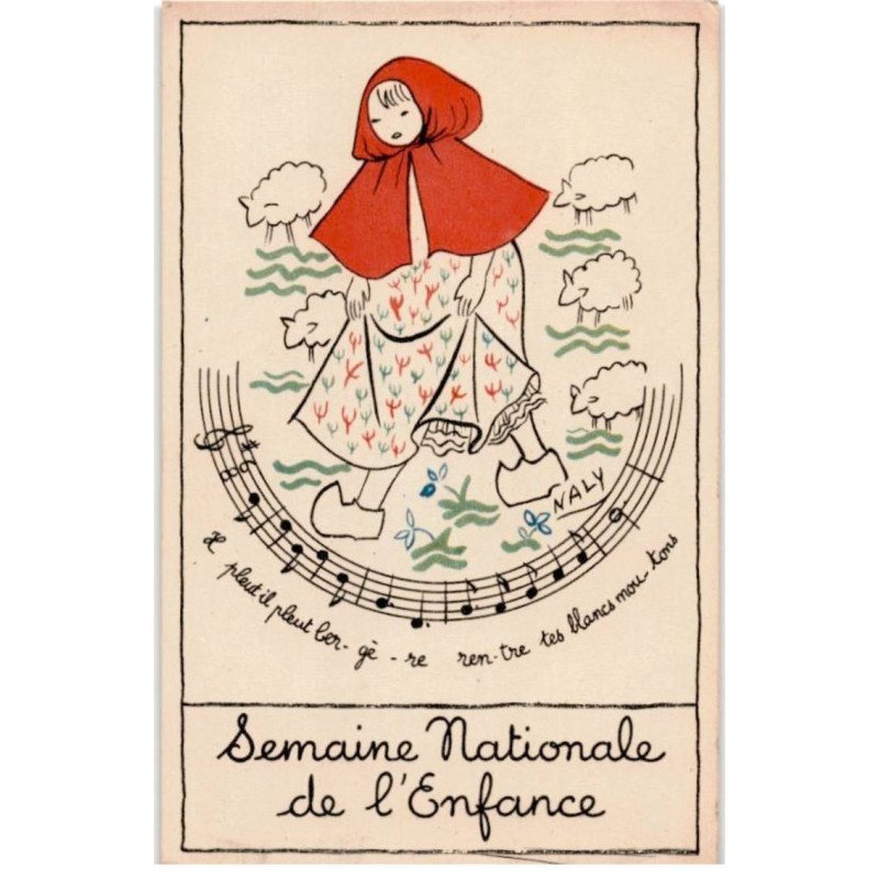 CHANSONS: semaine nationale de l'enfance - très bon état