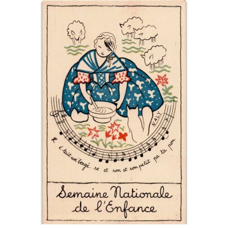 CHANSONS: semaine nationale de l'enfance - très bon état