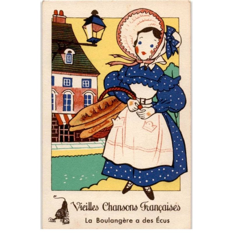 CHANSONS: vieilles chansons françaises la boulangère a des écus - très bon état