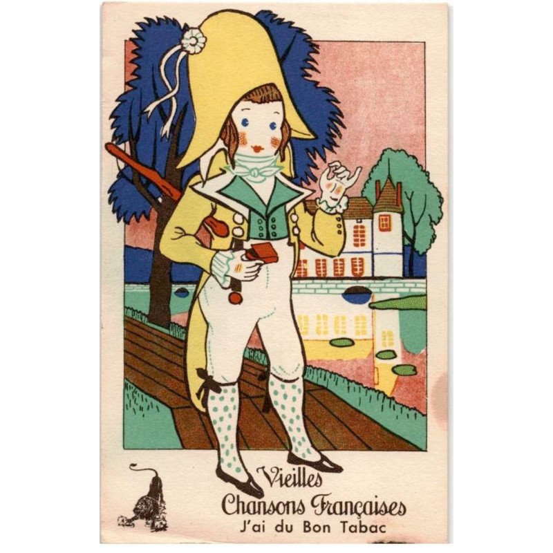 CHANSONS: vieilles chansons française j'ai du bon tabac - état