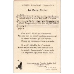 CHANSONS: vieilles chansons françaises la mère michel - très bon état