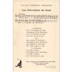 CHANSONS: vieilles chansons française les chevaliers du guet - très bon état