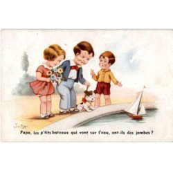 CHANSONS: papa, les p'tits bateaux qui vont sur l'eau, ont-ils des jambes? - très bon état