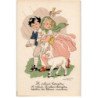 CHANSONS: il pleut bergère il pleut, il pleut bergère rentre tes blancs moutons - très bon état