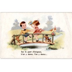 CHANSONS: sur le pont d'avignon l'on y danse, l'on y danse - état