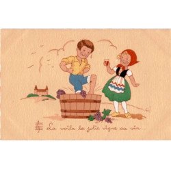 CHANSONS: la voila la jolie vigne au vin - très bon état
