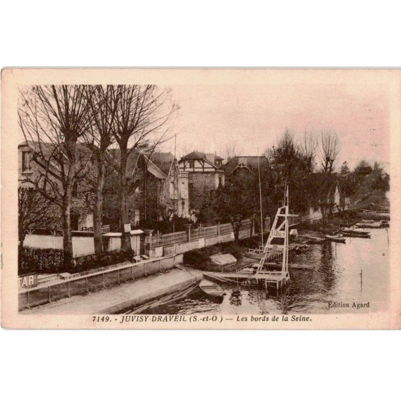 JUVISY-DRAVEIL: les bords de la seine - très bon état