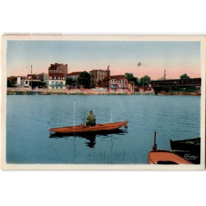 JUVISY: vue générale sur la seine - très bon état