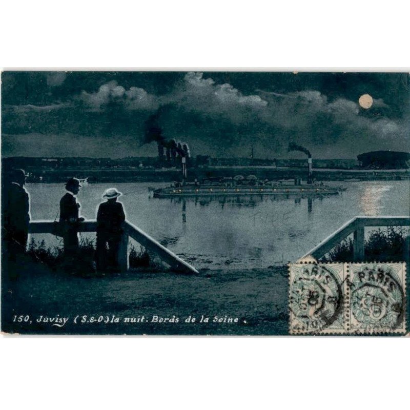 JUVISY: la nuit, bords de la seine - très bon état