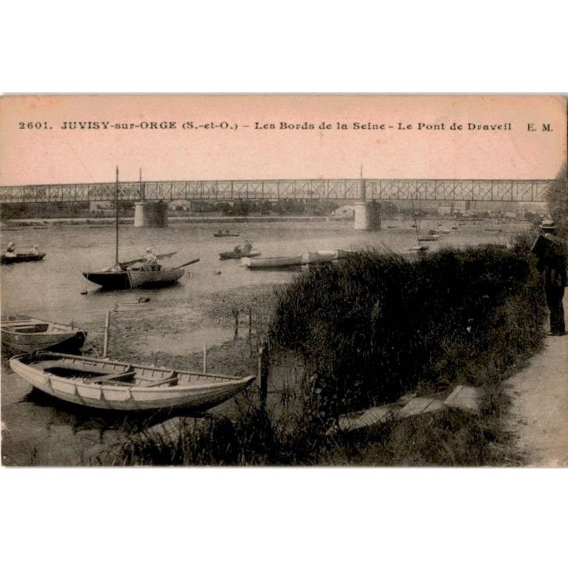 JUVISY: bords de seine et le pont de draveil - état