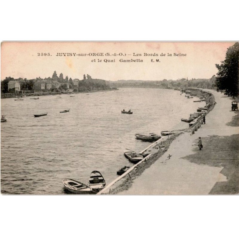 JUVISY: bords de seine et le quai gambetta - état
