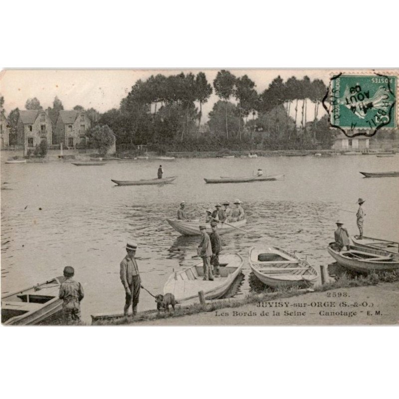 JUVISY: bords de seine, canotage - très bon état