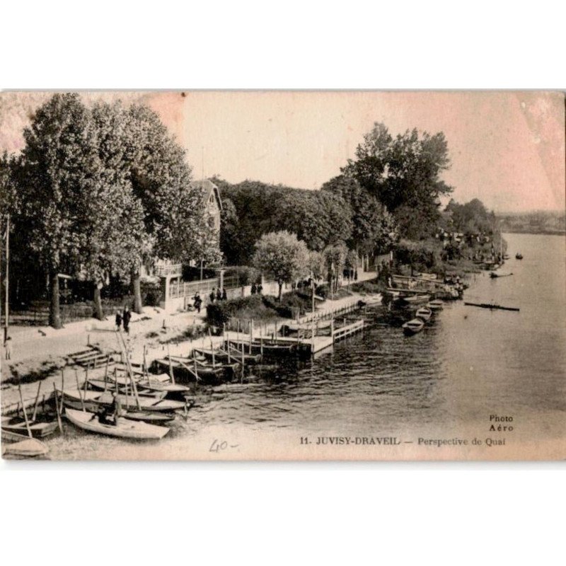JUVISY: draveil, perspective de quai - très bon état