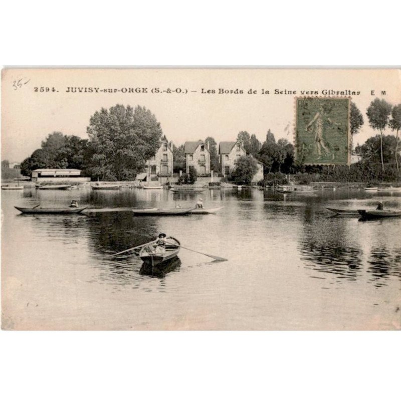 JUVISY: les bords de la seine vers gibraltar - très bon état