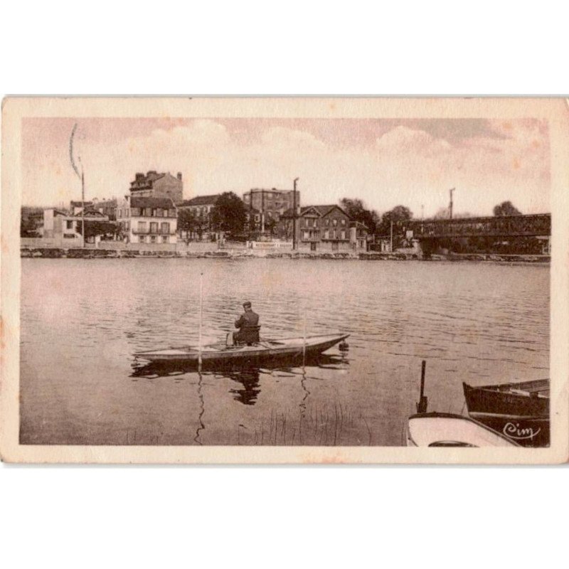 JUVISY: vue générale sur la seine - état