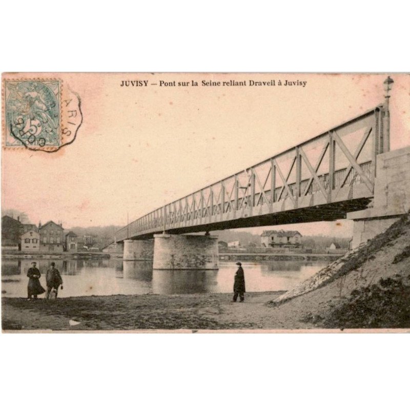 JUVISY: pont sur la seine rellant draveil - état