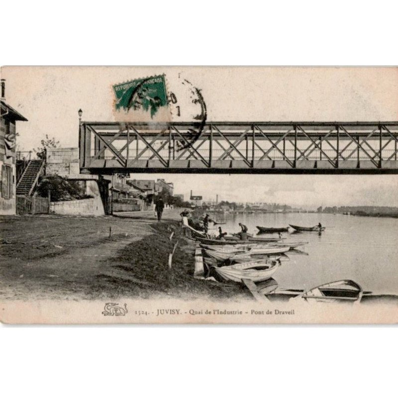 JUVISY: quai de l'industrie, pont de draveil - très bon état