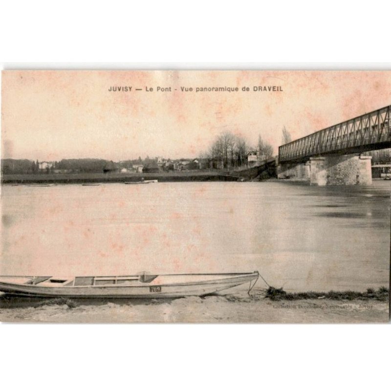 JUVISY: le pont vue panoramique de draveil - bon état