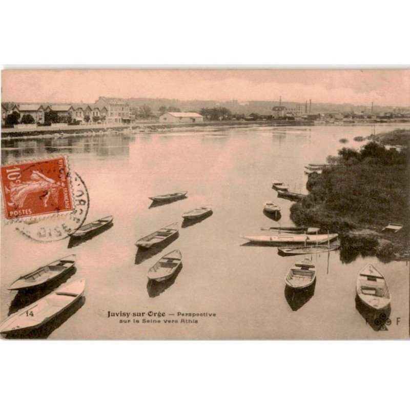 JUVISY: perspective sur la seine vers athis - état