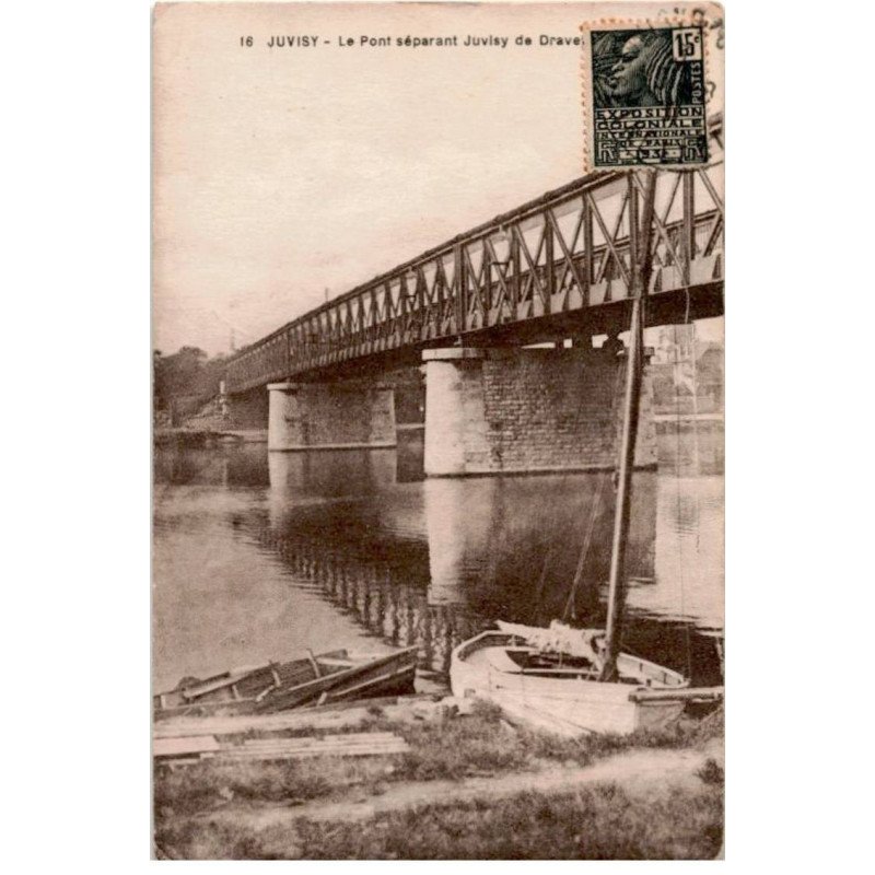 JUVISY: le pont sur la seine - bon état