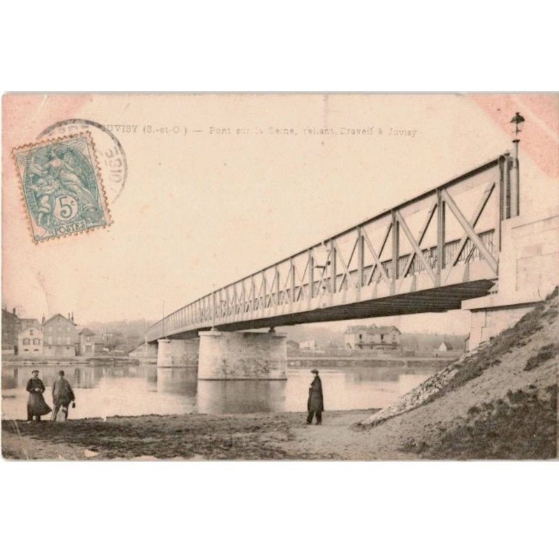 JUVISY: le pont de draveil et la seine - état