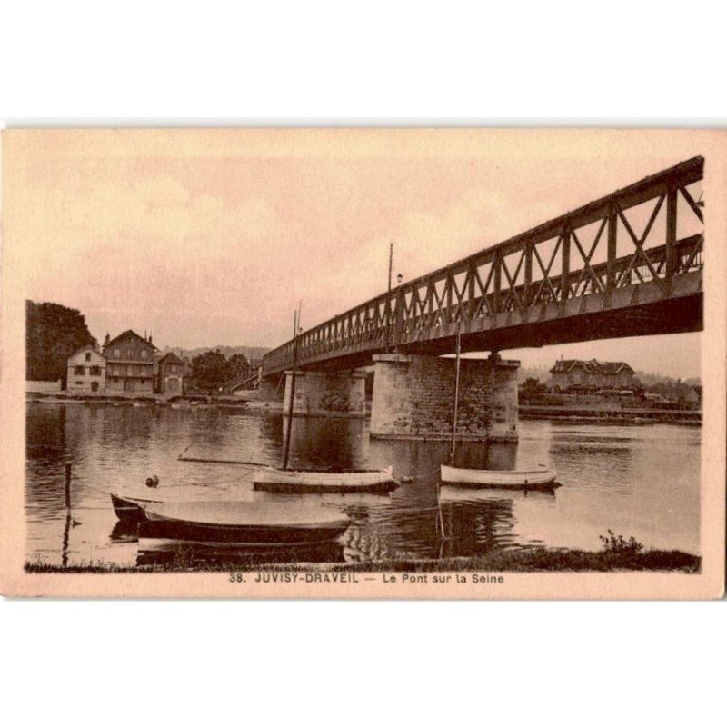 JUVISY: le pont sur la seine - très bon état