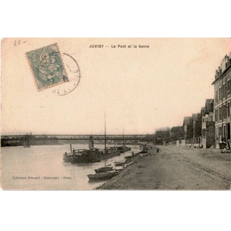 JUVISY: le pont et la seine - état