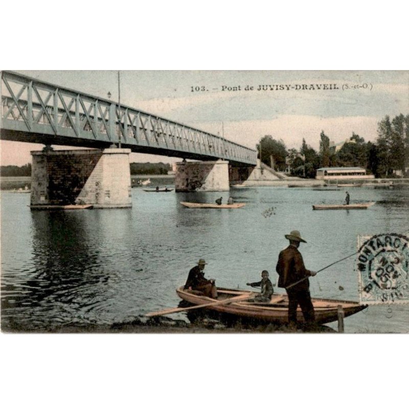 JUVISY: le pont et la seine -  état