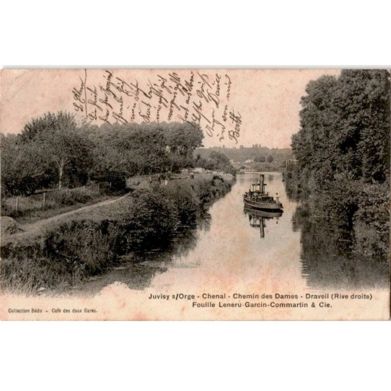 JUVISY: chemin des dames draveil rive droite fouille leneru-garcin-comartin et cie - état