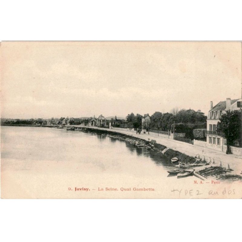 JUVISY: seine et quai gambetta - très bon état