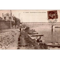 JUVISY: promenade sur le quai de seine - très bon état