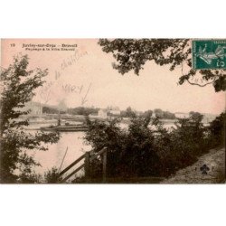 JUVISY: draveil, paysage à la villa - état