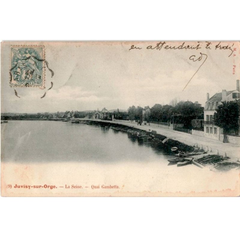 JUVISY: la seine quai gambetta -  état