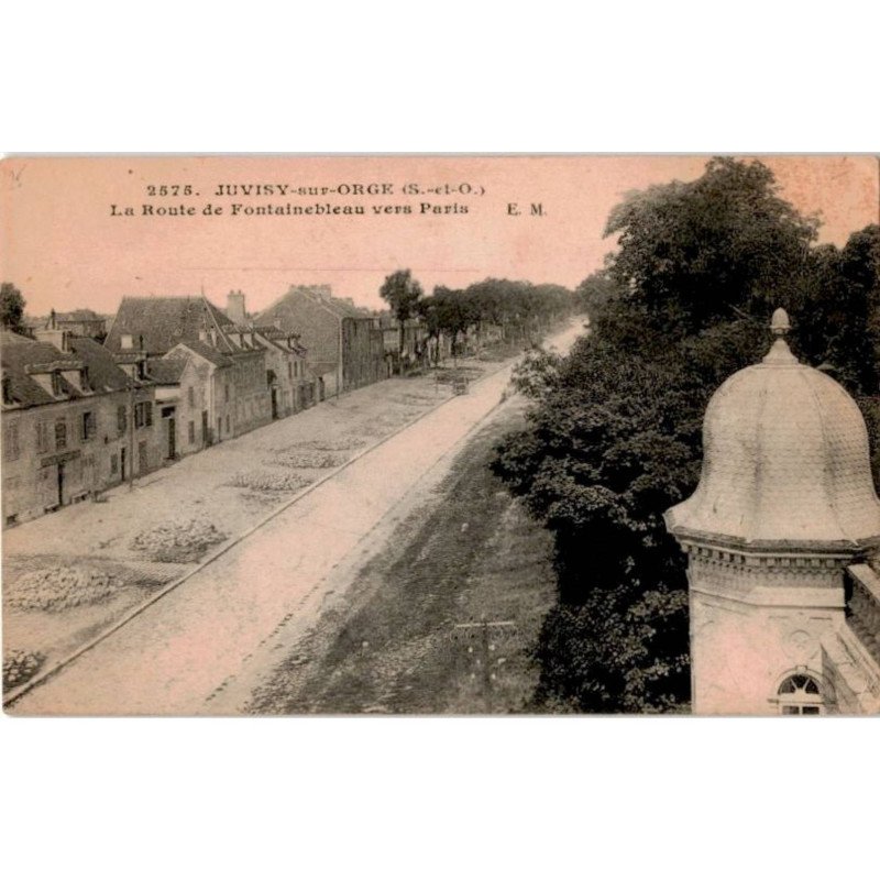 JUVISY: la route de fontainebleau vers paris - très bon état