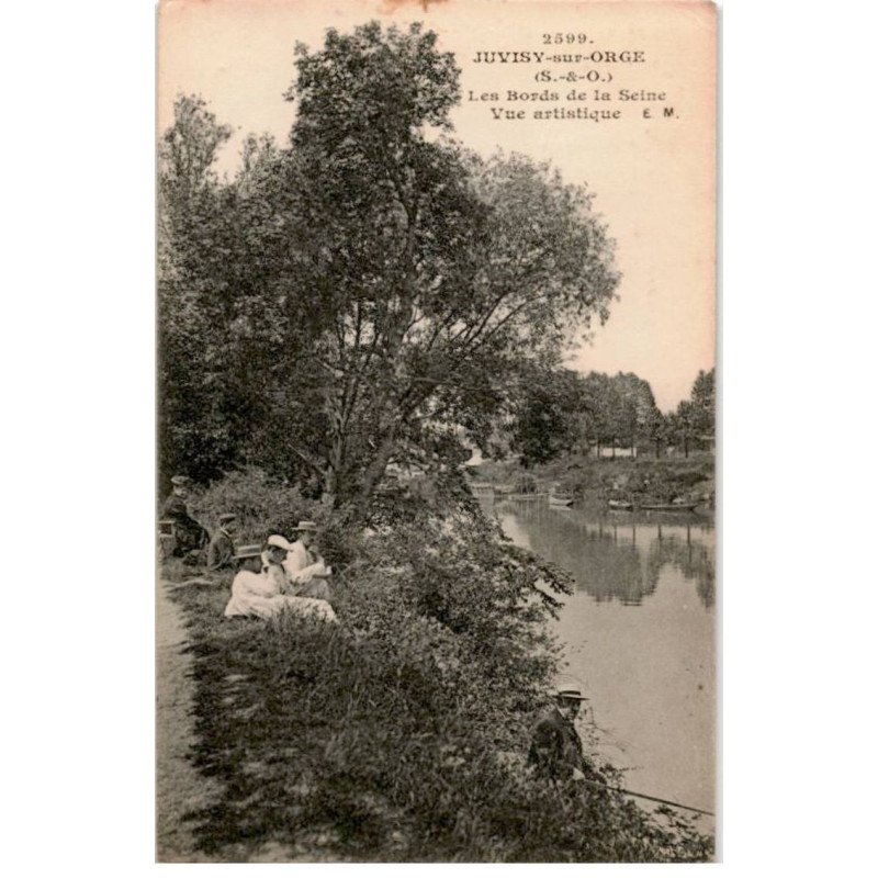 JUVISY: bords de seine, vue artistique - très bon état