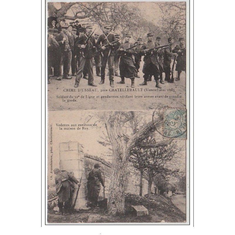 le Crime d'USSEAU, près CHATELLERAULT en 1905 - très bon état