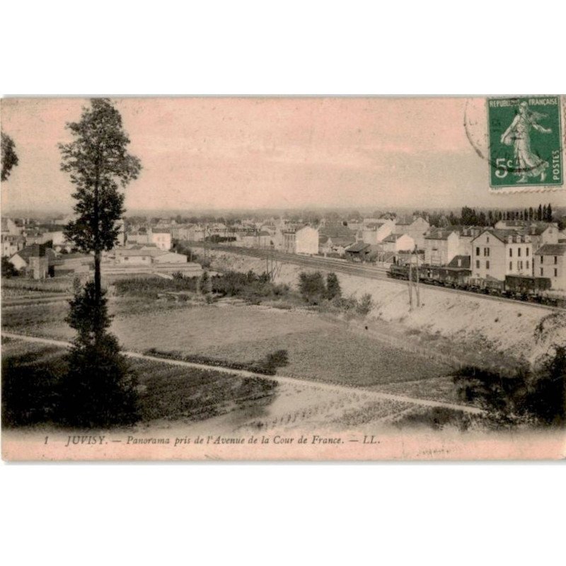 JUVISY: panorama l'avenue de la cour de france - état