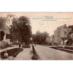 JUVISY: avenue de la cour de France vers fontainebleau - état